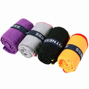 Bandagem elástica dupla face veludo toalha de secagem rápida esportes ao ar livre