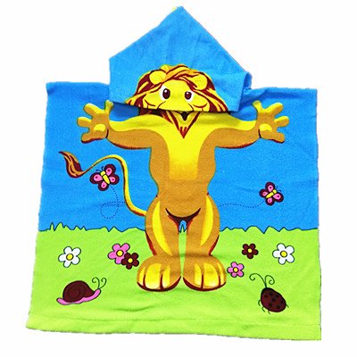Child beach hooded towel