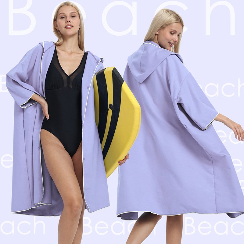 Custom surf poncho towel with hood — ChinaTowelManufacturer.com