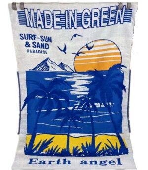 custom woven beach towels