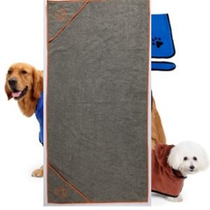 toalla de secado para perros personalizada