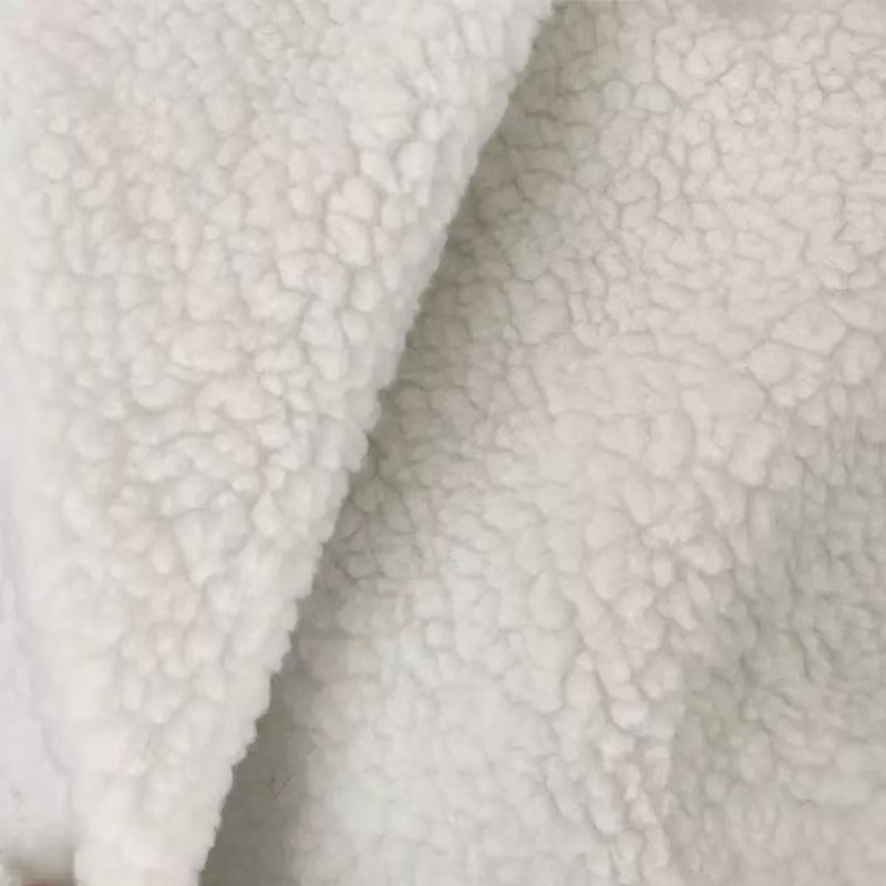 White sherpa fleece texture reference