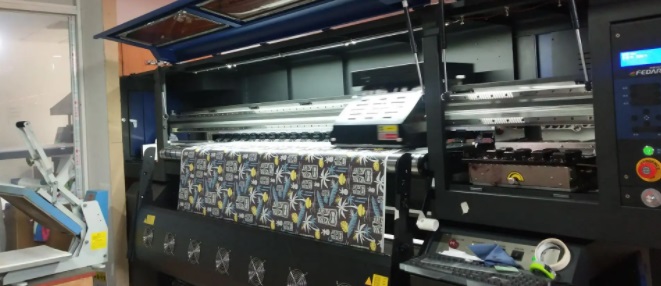 Heat transfer printing for custom beach towels