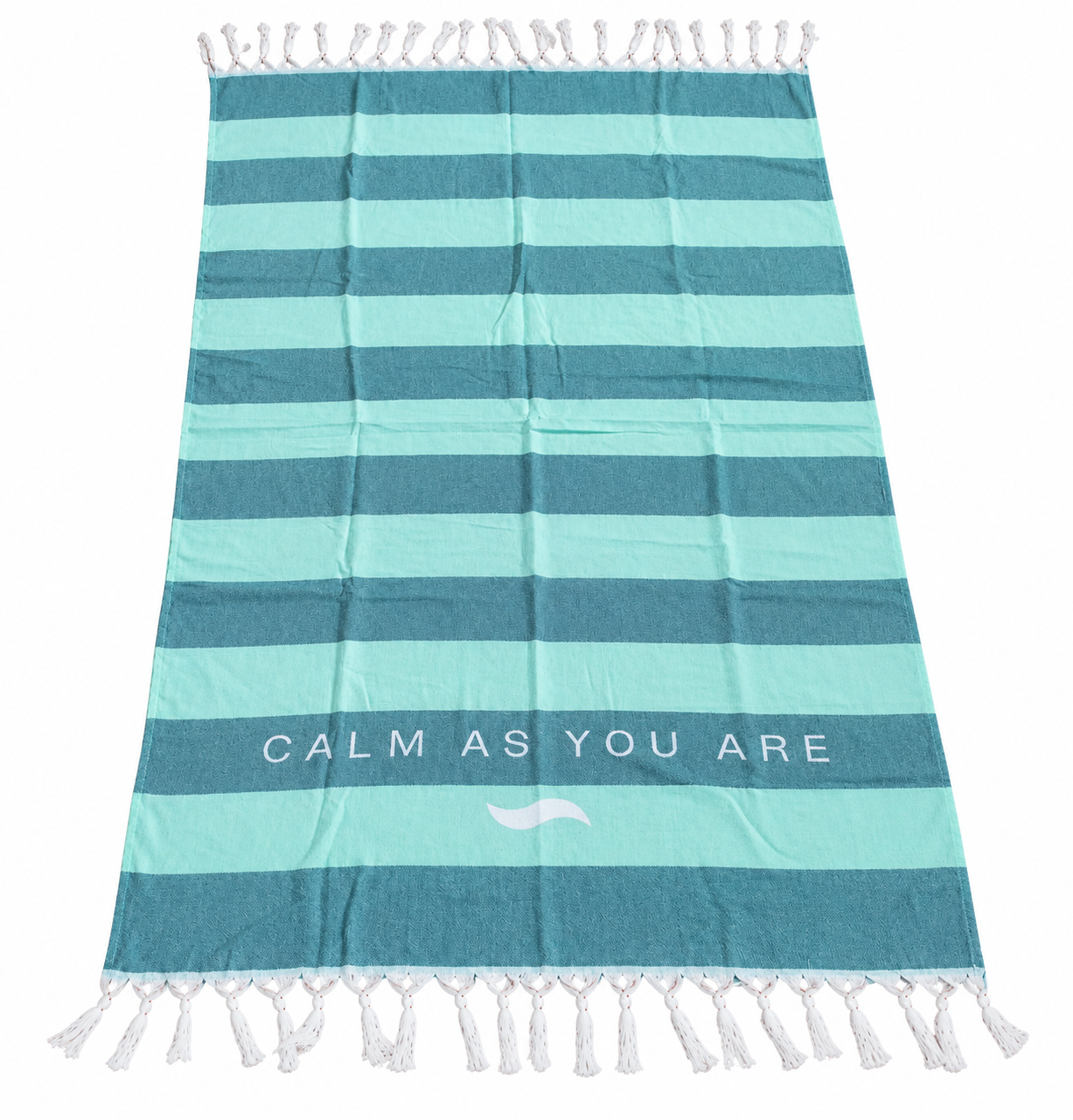 Blue striped Turkish towel design